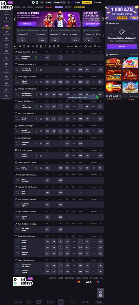 BetAndreas Casino and Sportsbook Online.